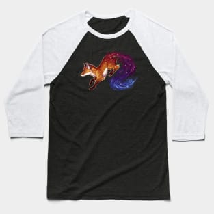 Space Fox (Red) Baseball T-Shirt